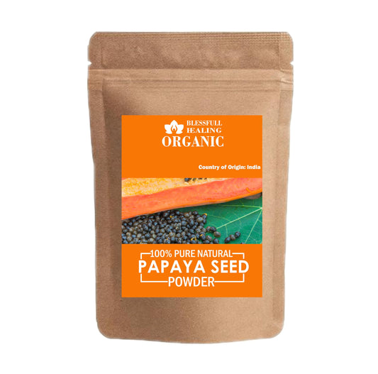 Blessfull Healing Papaya Seed Powder pack for smoothies and baking