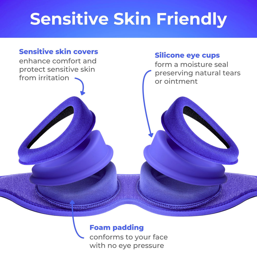 Blinkjoy Hydrating Sleep Mask features soft medical-grade material for comfort.