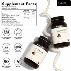 Pouring Blisque capsules from the bottle for easy daily use.