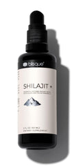 Blisque Himalayan Shilajit resin bottle on a clean surface for daily energy support
