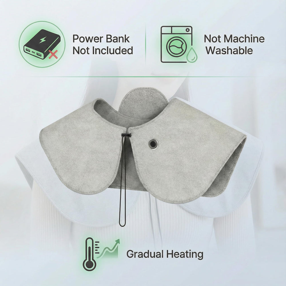 Blixno heated wrap ready for travel with compact, portable design