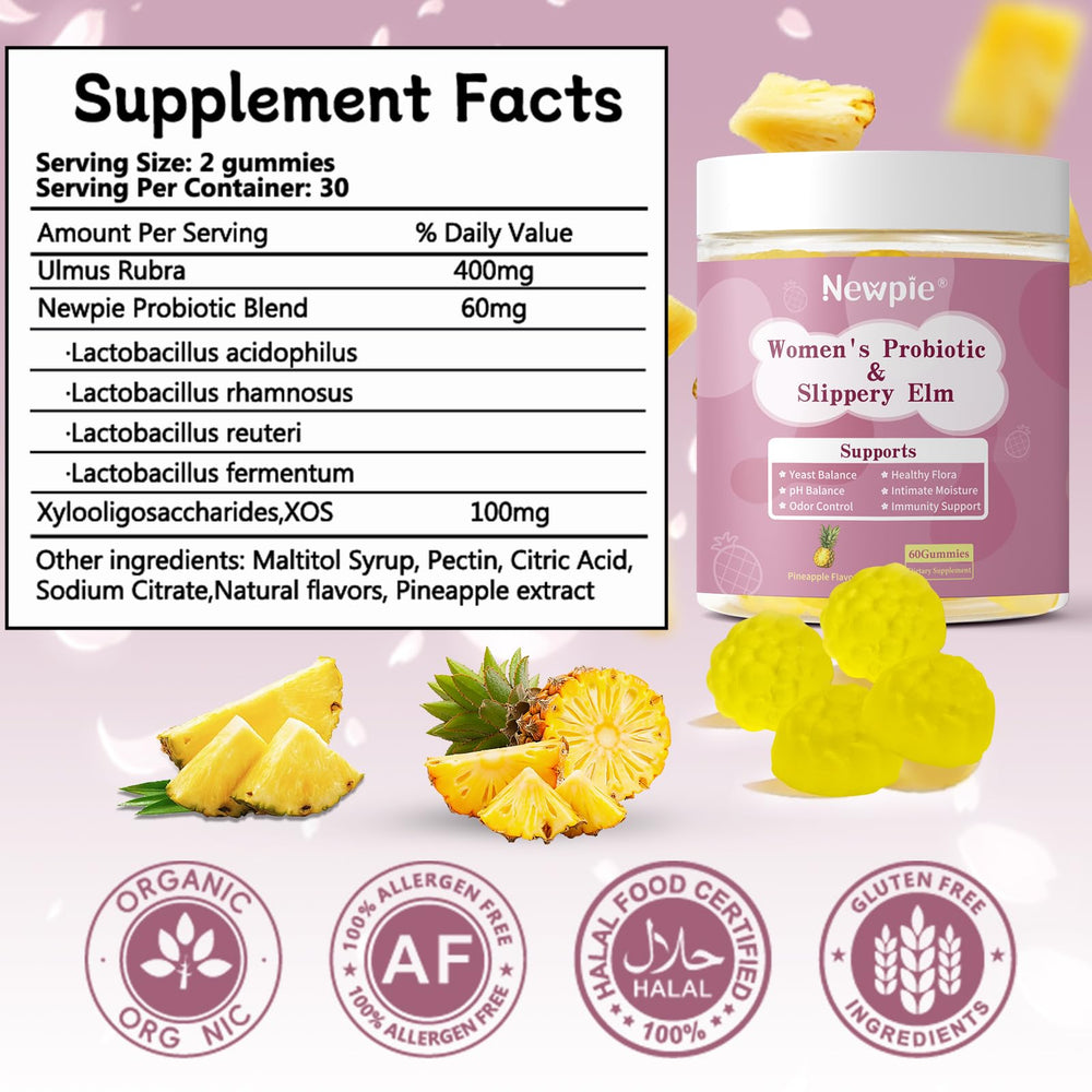 Blltzzz pineapple-flavored gummies packaging highlights natural taste and vegan, gluten-free goodness.
