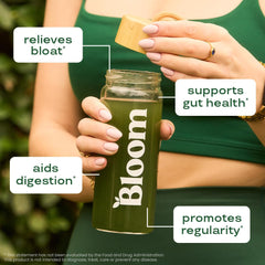 Bloom Nutrition scoop shown for convenient daily serving.