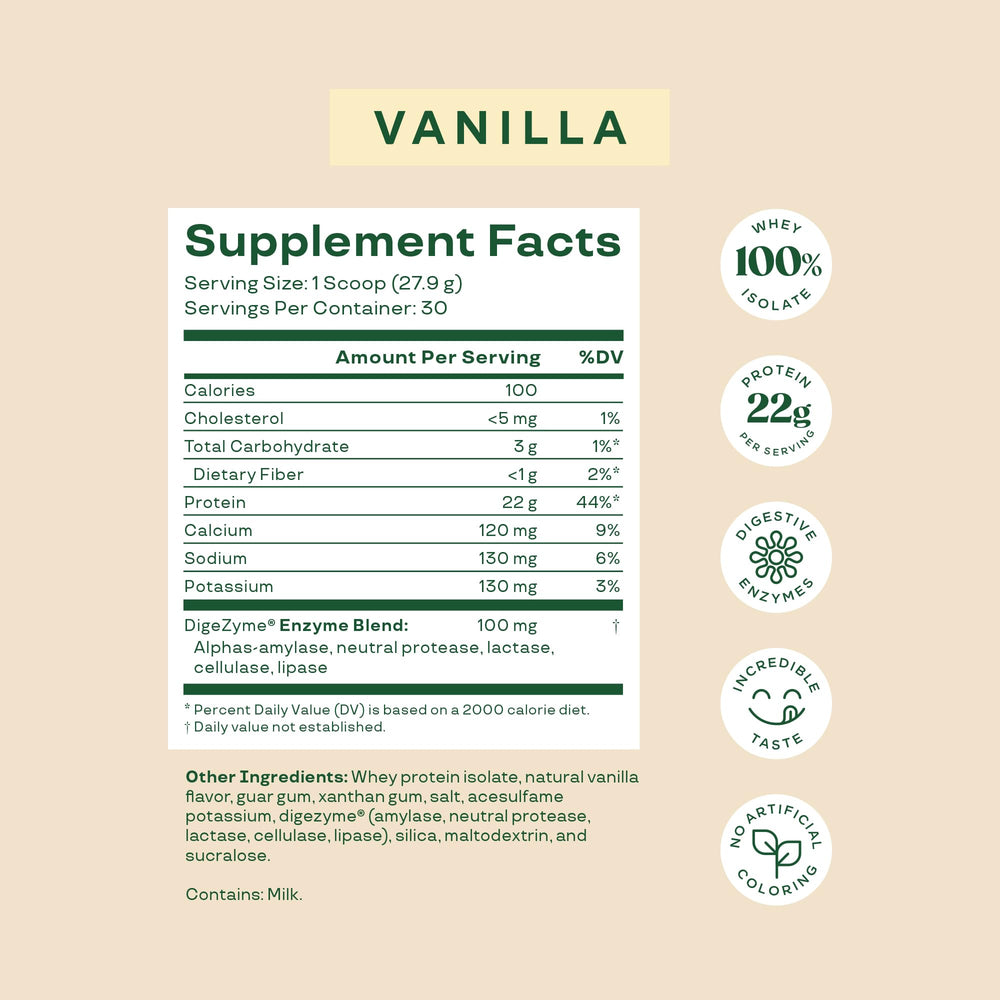 Bloom Nutrition Whey Isolate Vanilla shaker-mix ready for post-workout use.