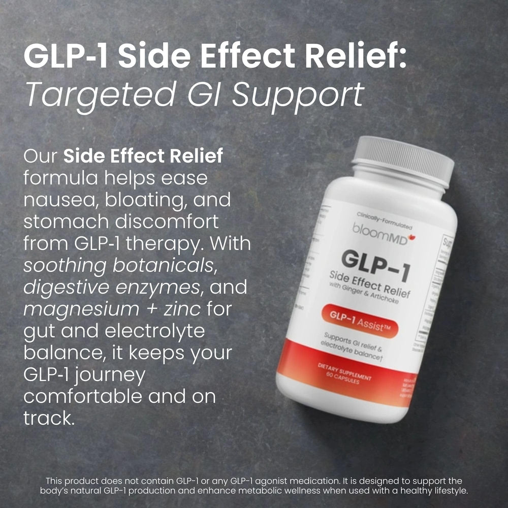 BloomMD digestive enzymes visual for improved post-meal comfort