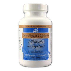 Blue Poppy Ultimate Immortals bottle for daily wellness ritual