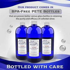 Blue Ridge Silver packaging and label convey product identity and purity.