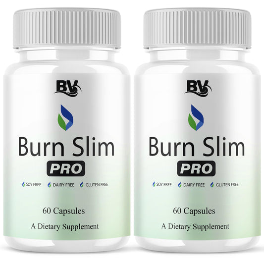 BLUE VIBE Burn Slim Pro bottle front for easy daily wellness.