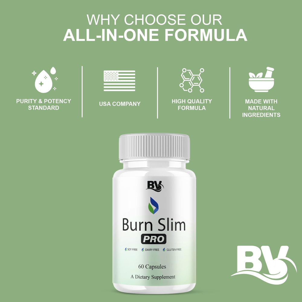 BLUE VIBE Burn Slim Pro bottle pour for on-the-go use.