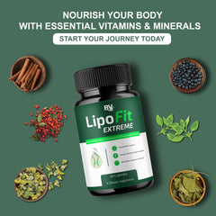Blue Vibe Lipofit Extreme 3-pack display suggesting value for ongoing wellness.