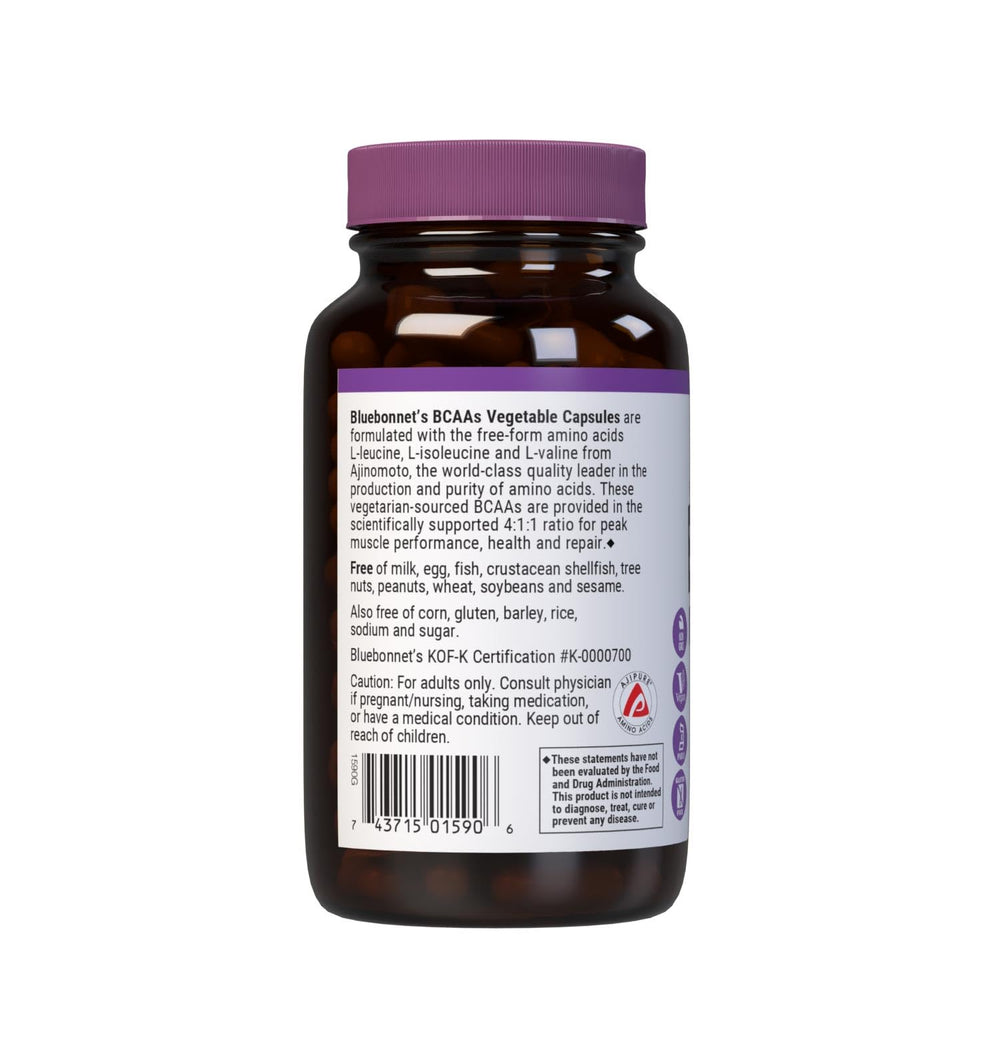 BlueBonnet BCAAs serving size concept highlighting 30 servings for convenient daily use.