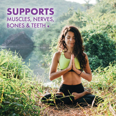 BlueBonnet Calcium Citrate Magnesium D3 caplets ingredients panel highlighting allergen-free formula