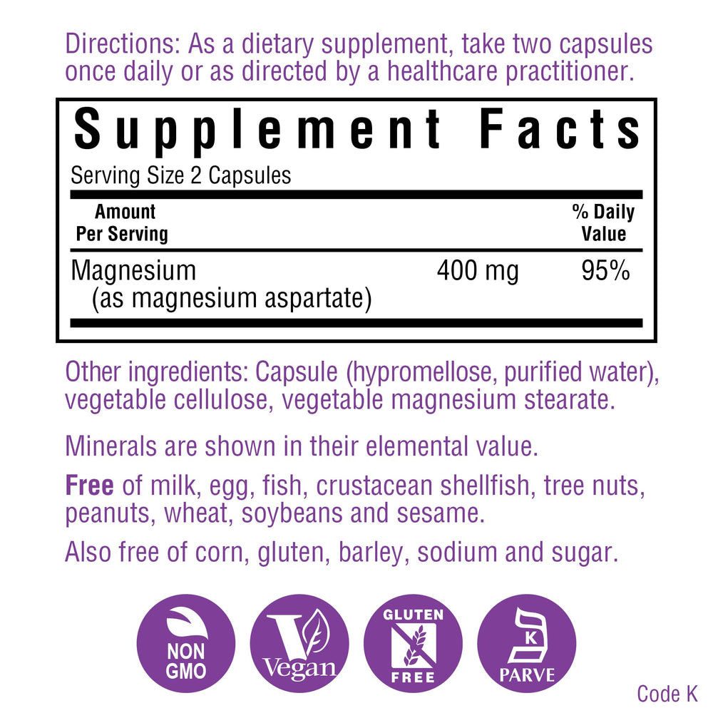 Bluebonnet magnesium capsules closeup for easy daily supplementation