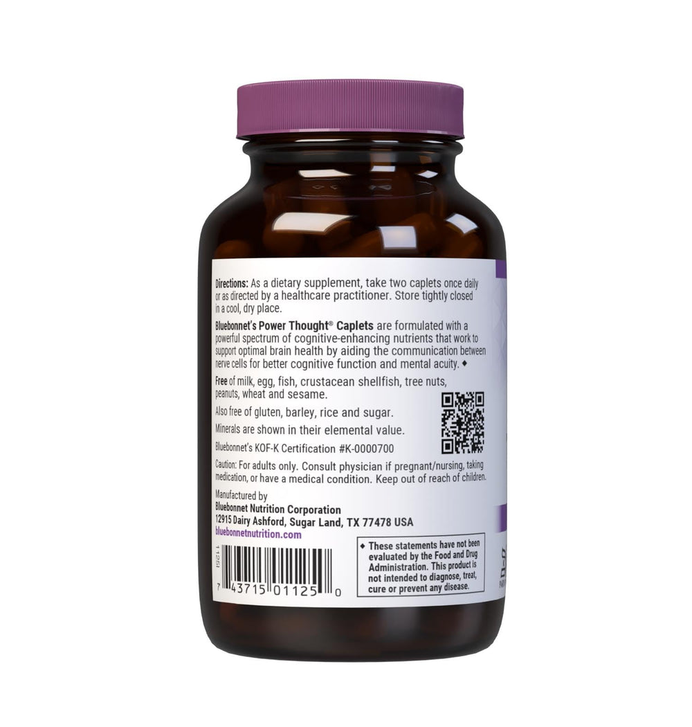 BlueBonnet Power Thought capsules ready to support daytime cognitive wellness.
