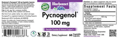 BlueBonnet Pycnogenol vegetarian capsules in a bottle for easy daily use