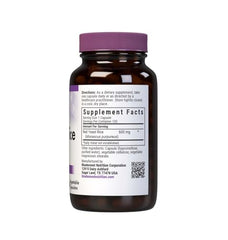 Bluebonnet Red Yeast Rice capsules shown for convenient daily use and cholesterol support