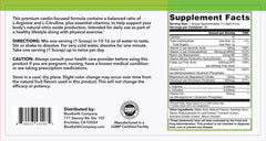 BlueEarth Company scoop of arginine-citrulline powder for easy daily dosing.