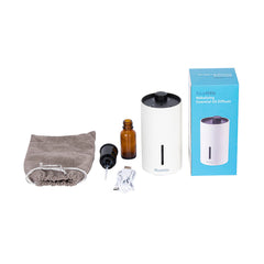 BlueHills diffuser white ambient scene demonstrating room-wide fragrance