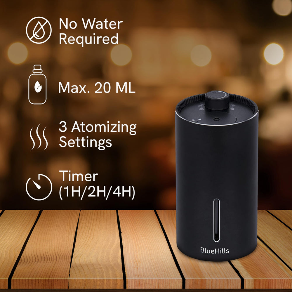 BlueHills large-room diffuser provides up to 1000 sq ft fragrance coverage