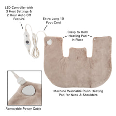 Bluestone warmer displaying three heat settings for customizable warmth