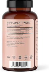BLYSS 5HTP Plus GABA bottle in a calming sleep setup.