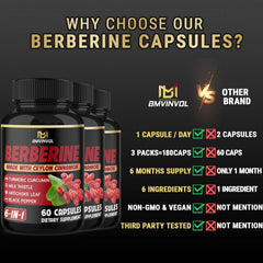 BMVINVOL turmeric root capsules close-up with natural color tones.