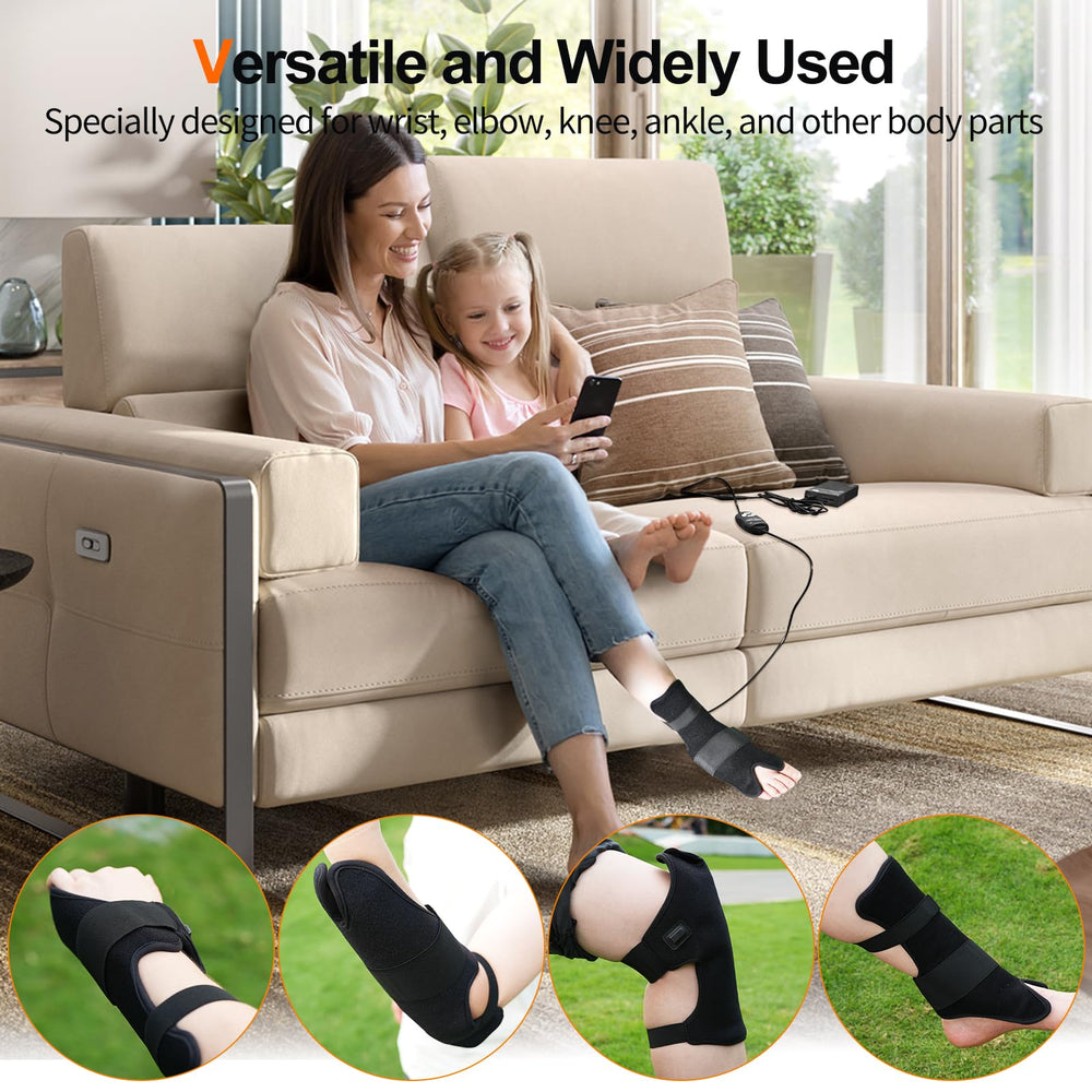 Bnlei belt on ankle demonstrates versatile positioning for multiple areas.