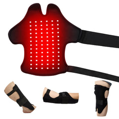 Bnlei wearable red light wrap front view for targeted warmth