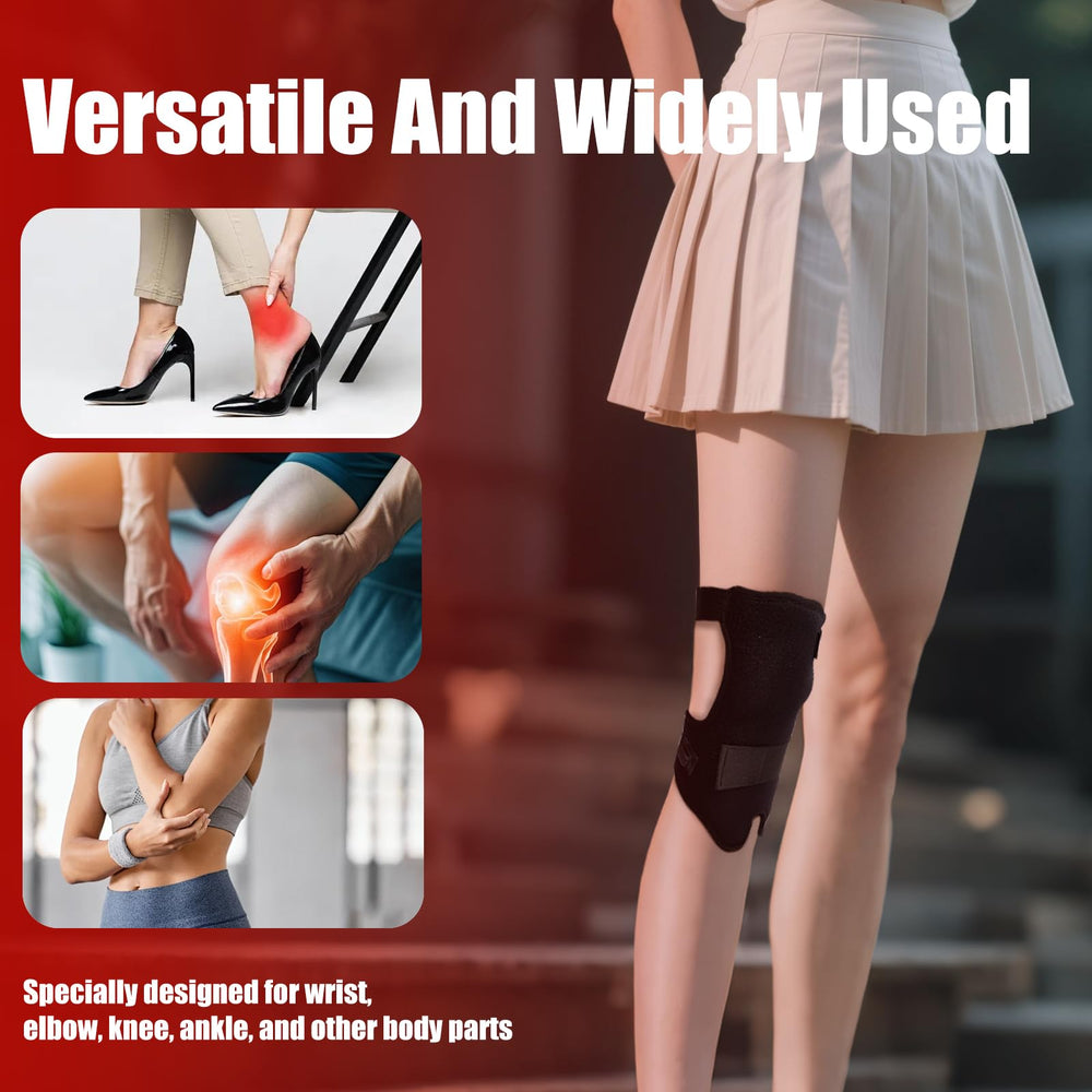 Bnlei wearable red light wrap on knee for versatile joint support