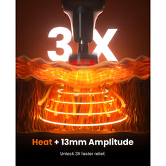 BOB AND BRAD D5 Pro Plus 13mm amplitude for deep tissue percussion.