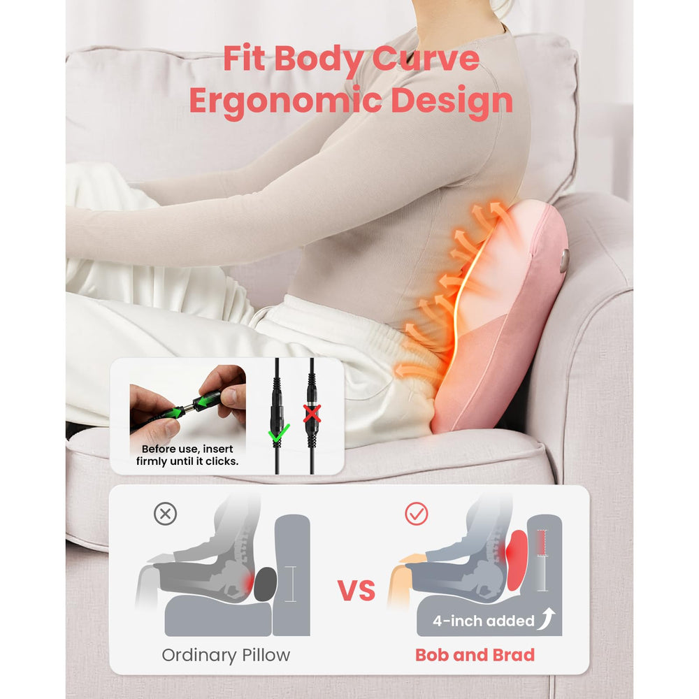 BOB AND BRAD deep-kneading 3D nodes provide muscle tension relief at home.