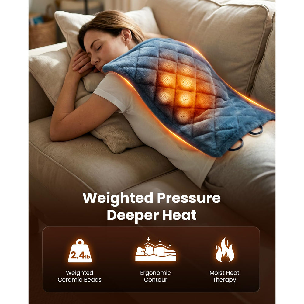 Bob and Brad pad near knee offers soothing warmth during activity.