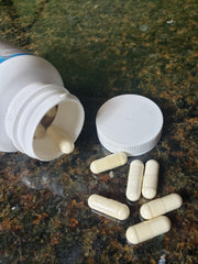 BOB'S BEST Coral Calcium Supreme I nutrition facts page highlights 74 trace minerals for balance.