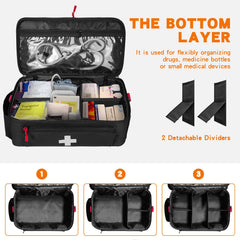 Boczif bag front compartment provides visible storage for items.