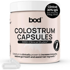 Bod Colostrum capsules offering immune support for daily resilience