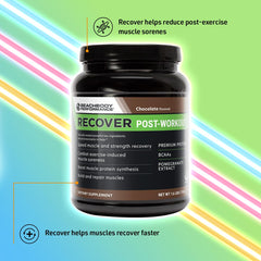 BODi Recover vegan option packaging showing plant-based protein