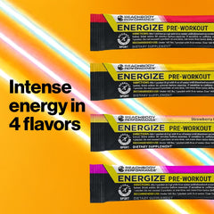 BODi Energize in use during a workout highlighting energy and focus