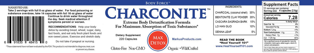 Body Force Charconite scoop jar demonstrates easy daily use.