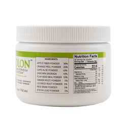 Body Force Colon Formula powder dissolving in water for gentle cleansing.