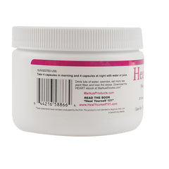Body Force Heart Formula capsules showcase hawthorn berries in a heart-healthy botanical blend.