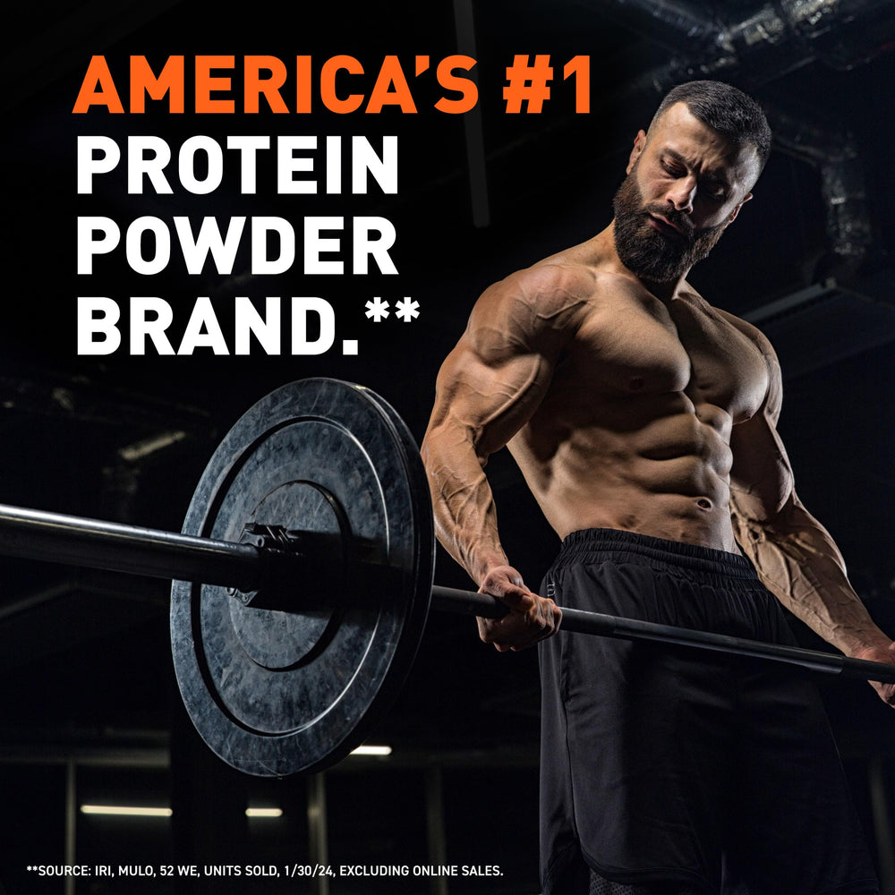 Body Fortress Super Advanced Whey Vanilla scoop demonstrates easy mixing and consistent texture