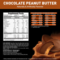 Body Fortress whey protein nutrition label close-up emphasizing amino acids and low sugar.