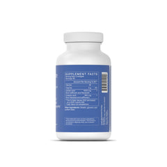 BodyBio Balance Oil label closeup shows organic flaxseed and safflower origins.