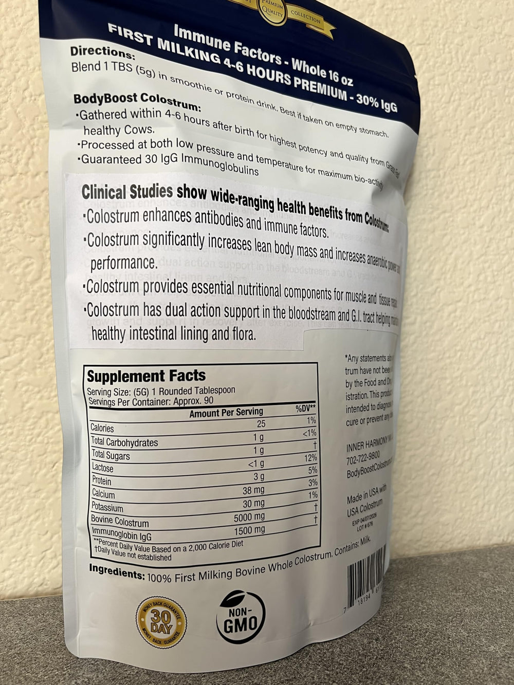 BodyBoost gut health plate shows pairing with meals.