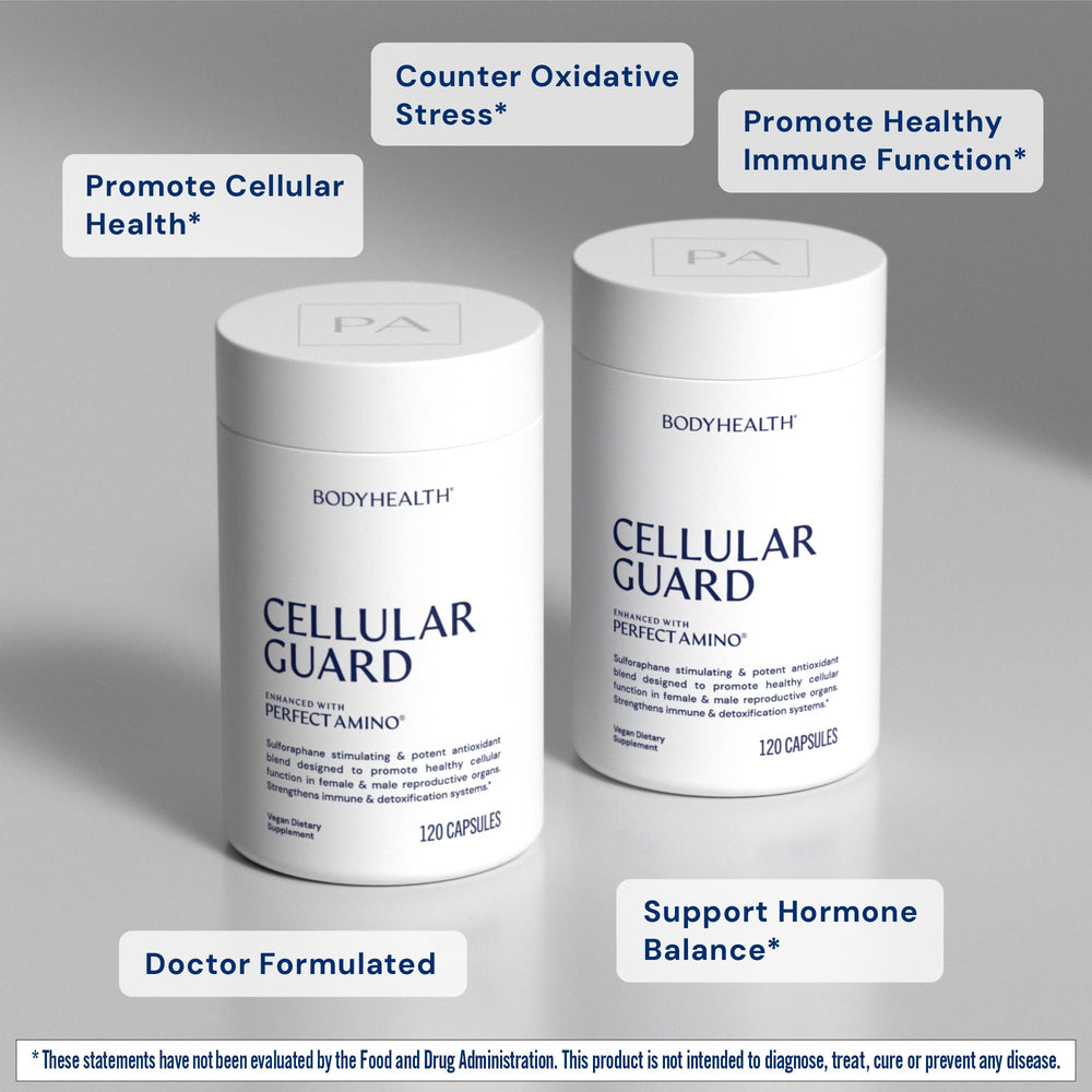 BodyHealth Cellular Guard capsules close-up for daily use