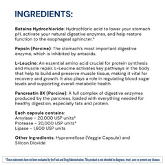 BodyHealth Digestive Enzymes packaging notes probiotics for gut balance