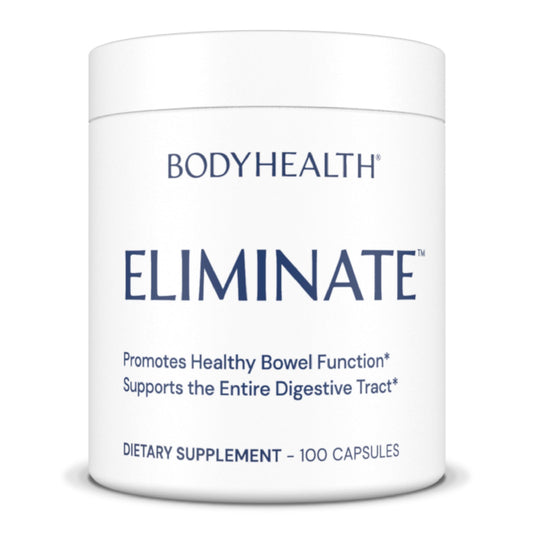 BodyHealth Intestinal Cleanse bottle pour supports gentle overnight detox