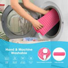 Boileau heating pad with detachable controller for easy washing