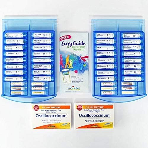 Boiron 30C tubes close-up highlighting versatile dilutions for common concerns.