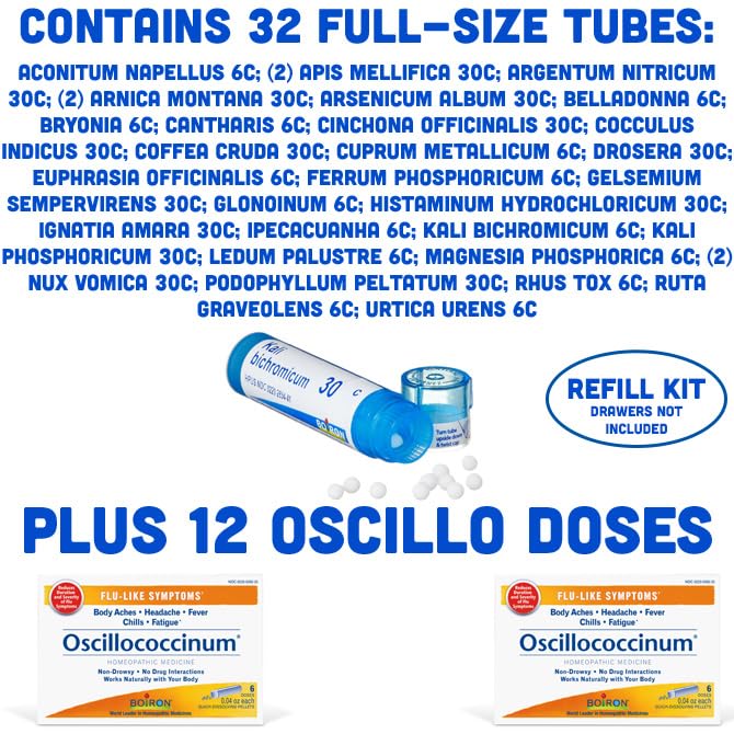Boiron 6C tubes close-up showing high-potency single-medicine options.